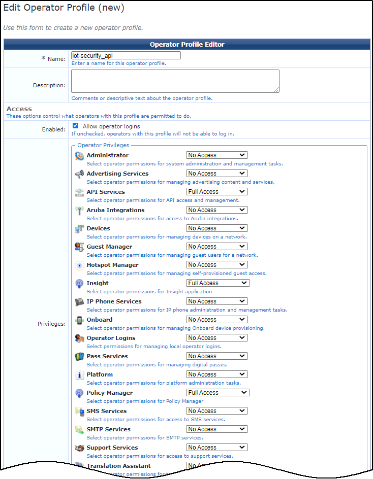 Set Up Aruba ClearPass For Integration