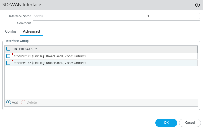 Configure a Virtual SD-WAN Interface