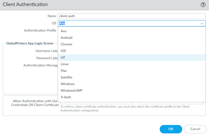 Configure the GlobalProtect Portals and Gateways for IoT Devices