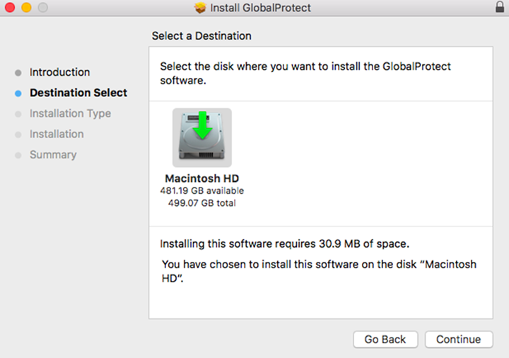 Download and Install the GlobalProtect App for macOS