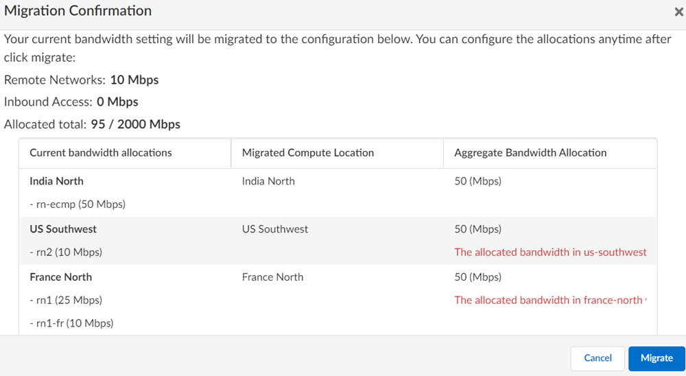 Migrate Your Bandwidth Management Settings