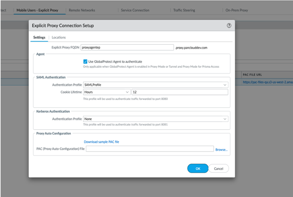 GlobalProtect in Proxy Mode