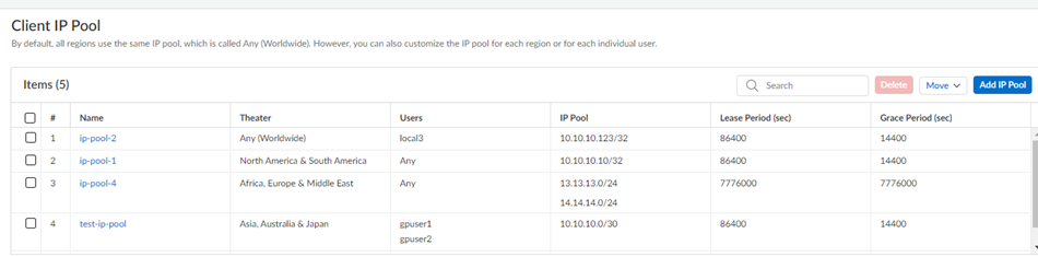 static ip address assignment globalprotect