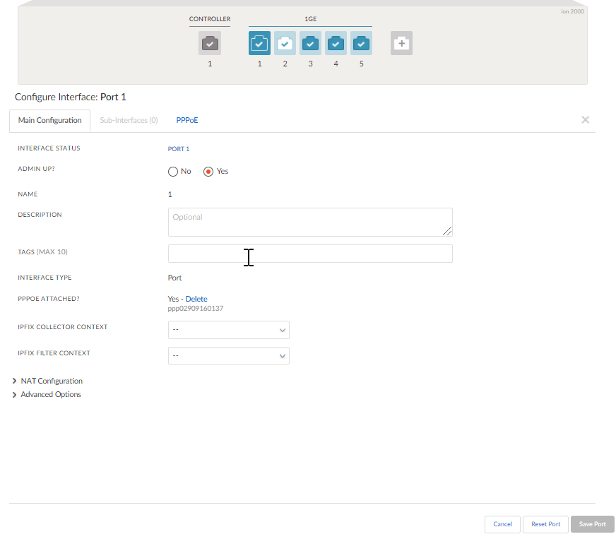 Server Port Configuration Configure Internet Ports
