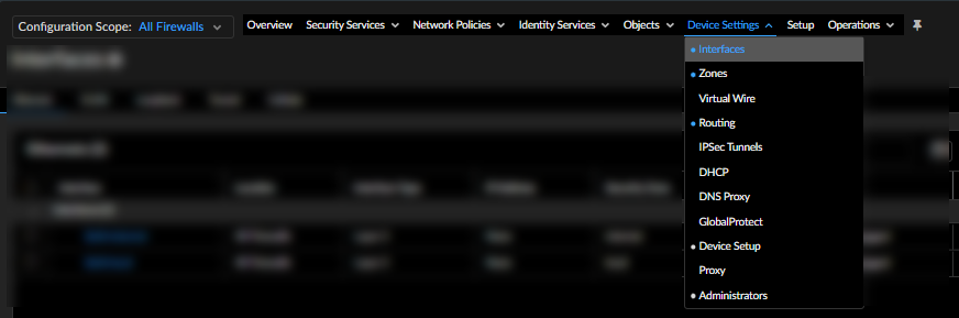 Device Manage Ui Configuration: Device Settings