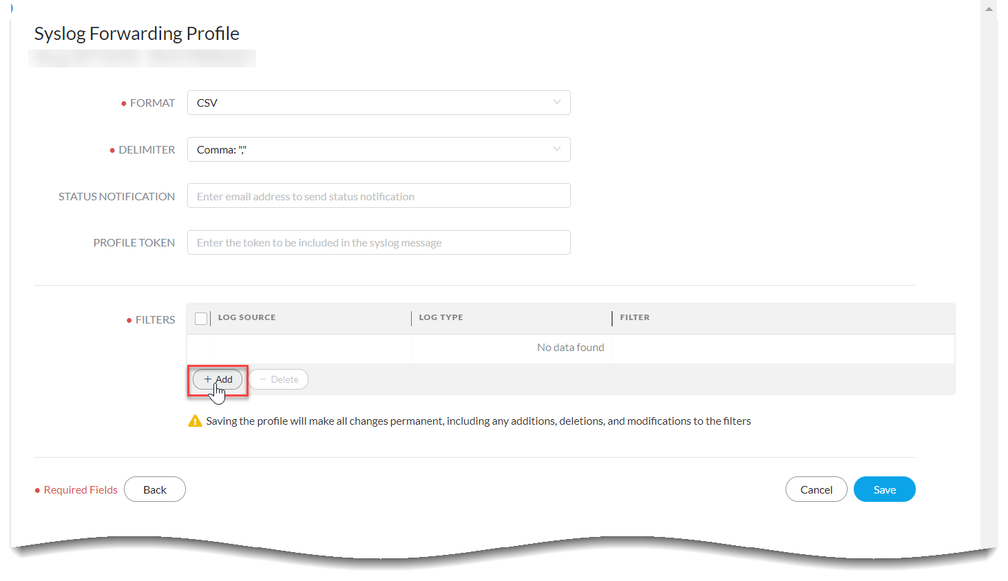 Forward Logs from Cortex Data Lake to a Syslog Server