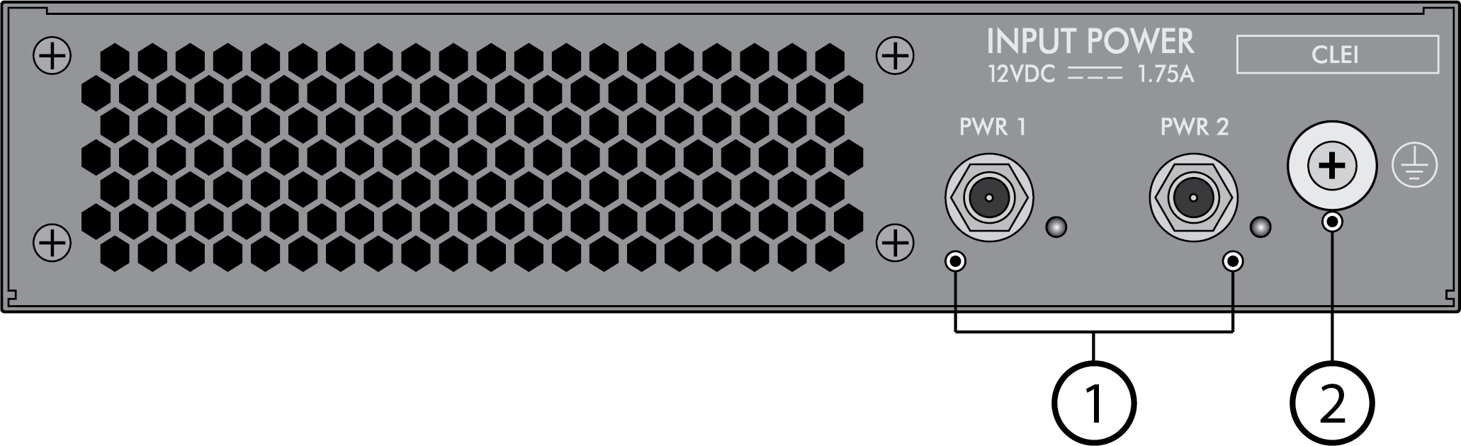 PA-220 Back Panel