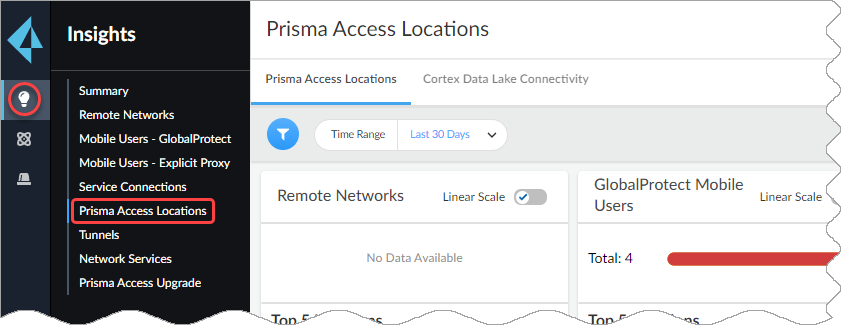 Manage Prisma Access Locations