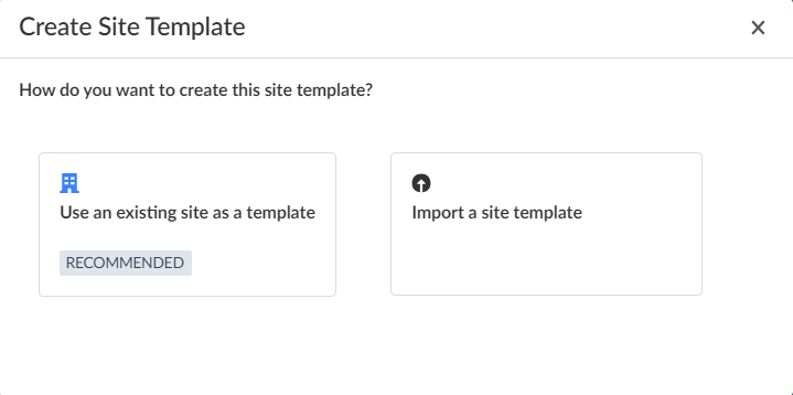 Create a Site Template